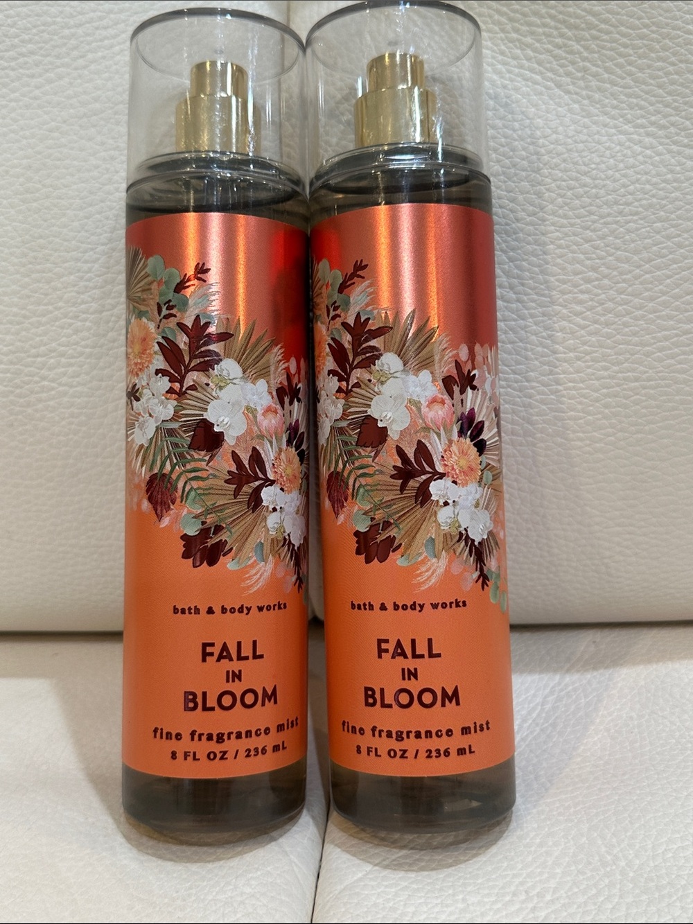 Bath & Body Works Fall in Bloom Fine Fragrance Mist Bundle of 2 Full Size NIB